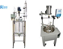 單層玻璃反應釜與雙層玻璃反應釜的外觀差別